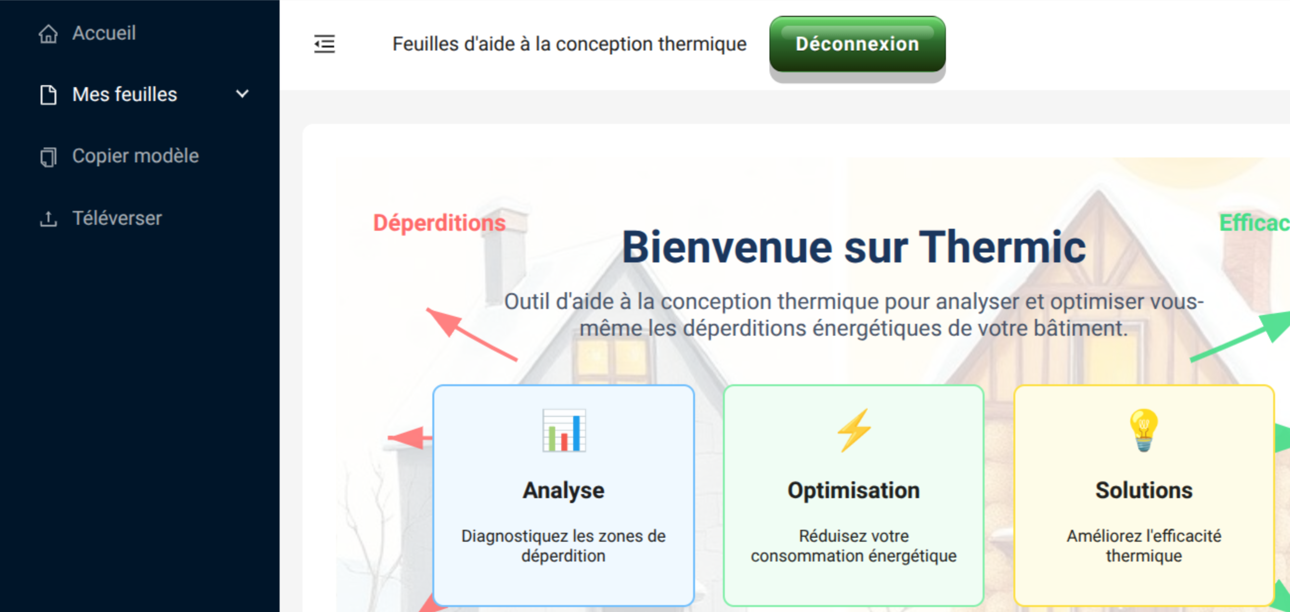 Thermic — application web d’aide à la rénovation énergétique